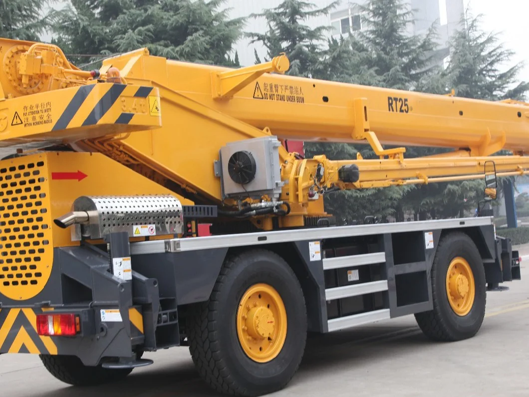 Chinese Manufacturer Acntruck Heavy Rough Terrain Crane Rt35 for Port Construction